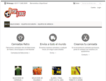 Tablet Screenshot of deporforas.com